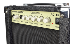 Compact 15 Watt Acoustic Guitar Amplifie 